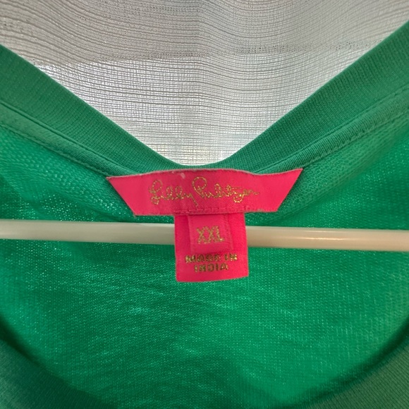 Festive Green Women's Top - Picture 2 of 3